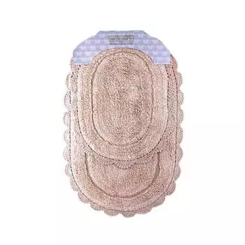 Набор ковриков для ванной Sofi de Marko Melinda 2 шт персиковый