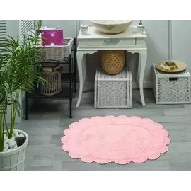MELINDA (пудра) Набор ков. для ванной кружевной 60х100 и 50х70
