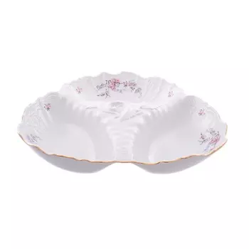 Менажница 30 см Bernadotte Дикая роза золото