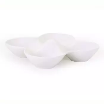 Менажница 4-х секционная 24,5 х 4 см Акку