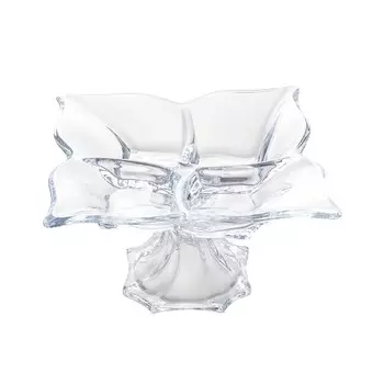 Менажница на ножке 360 мл Bohemia Gold Floral