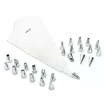 Мешок кондитерcкий с 26 насадками Ghidini