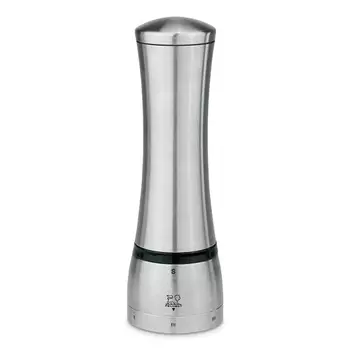 Металлическая солонка-мельница 21 см Peugeot Mahe сталь