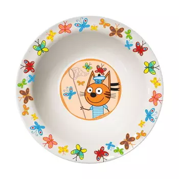 Миска 300 мл "Три кота" Бабочки