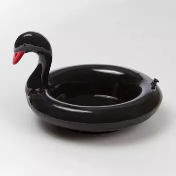 Миска сервировочная керамическая Doiy Floatie Black Swan