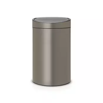 Мусорный бак 10 + 23 л Brabantia Touch Bin Recycle New платиновый