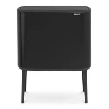 Мусорный бак 11 + 23 л Brabantia Bo Touch Bin чёрный