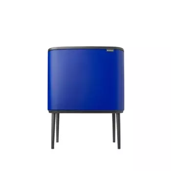 Мусорный бак 11 + 23 л Brabantia Bo Touch Bin синий