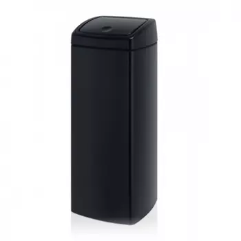 Мусорный бак 25 л Brabantia Touch Bin прямоугольный Матовый чёрный