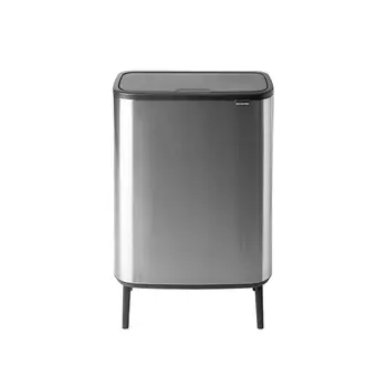 Мусорный бак 2 x 30 л Brabantia Touch Bin Bo Hi стальной матовый