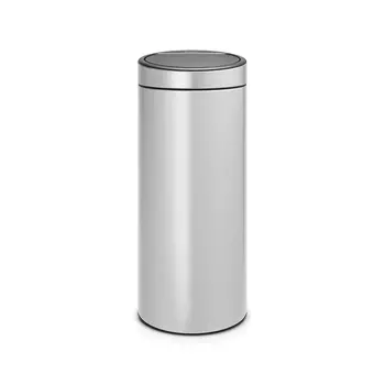 Мусорный бак 30 л Brabantia Touch Bin new серый металлик