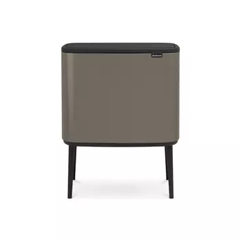 Мусорный бак 36 л Brabantia Touch Bin Bo платиновый