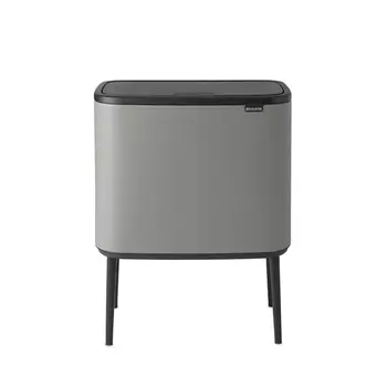 Мусорный бак 3 х 11 л Brabantia Touch Bin Bo минерально-серый