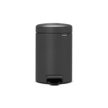Мусорный бак 3 л Brabantia NewIcon Минерально-графитовый