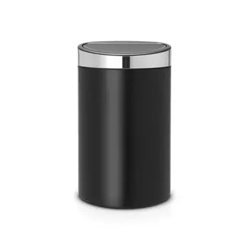 Мусорный бак 40 л Brabantia Touch Bin New чёрный матовый