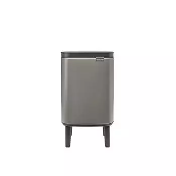 Мусорный бак 4 л Brabantia Bo Hi платиновый