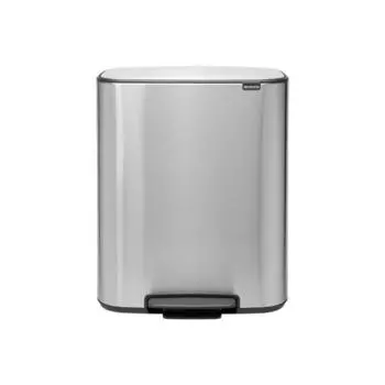 Мусорный бак 60 л Brabantia Pedal Bin Bo стальной матовый (FPP)