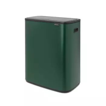 Мусорный бак 60 л Brabantia Touch Bin Bo зелёная сосна
