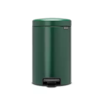 Мусорный бак с педалью 12 л Brabantia NewIcon зелёная сосна