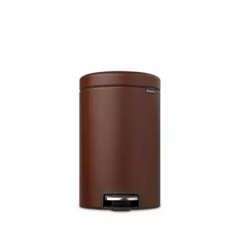 Мусорный бак с педалью 12 л Brabantia NewIcon минерально-коричневый