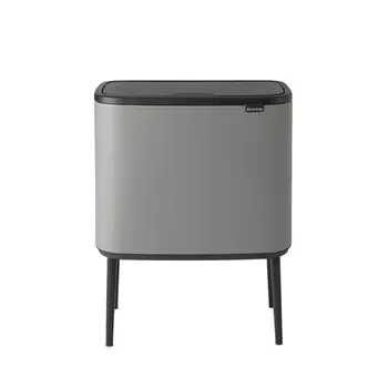 Мусорный бак с педалью 36 л Brabantia Touch Bin Bo минерально-серый