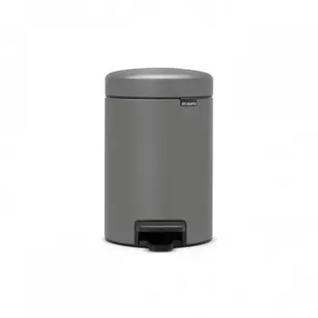 Мусорный бак с педалью 3 л Brabantia NewIcon минерально-серый