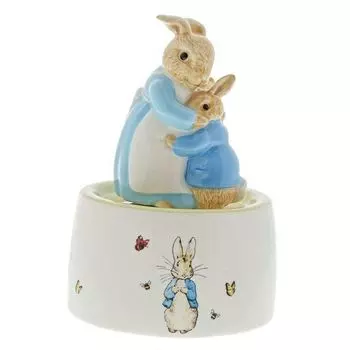 Музыкальная статуэтка Heartwood Creek Mrs.Rabbit &amp; Peter Rabbit