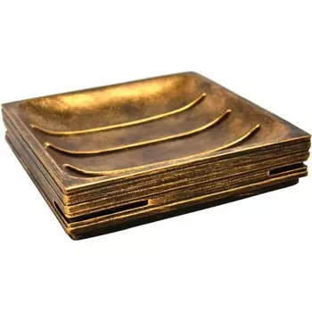 Мыльница Ridder Brick Antik бронзовый