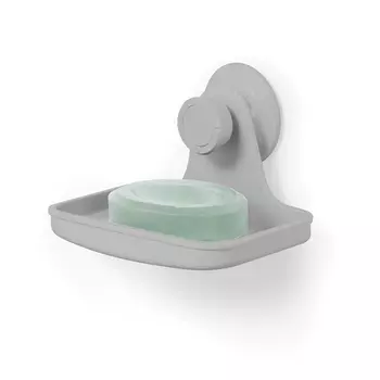 Мыльница Umbra Flex Gel-lock серый