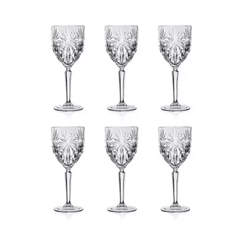 Набор бокалов для белого вина 230 мл RCR Oasis 6 шт