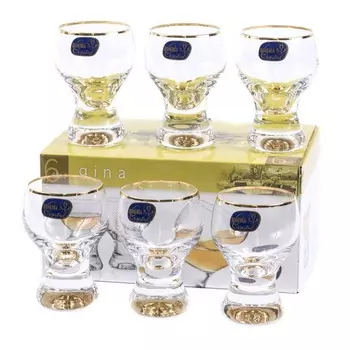 Набор бокалов для бренди 250 мл Bohemia Gina 6 шт