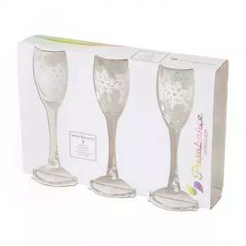 Набор бокалов для ликера 60 мл Pasabahce Barocco 3 шт