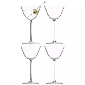 Набор бокалов для мартини 4 шт. 195 мл LSA International Borough