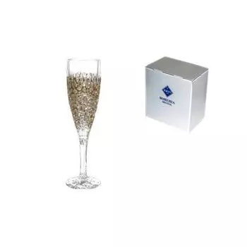 Набор бокалов для шампанского 180 мл Bohemia Jihlava Nicolette 6 шт