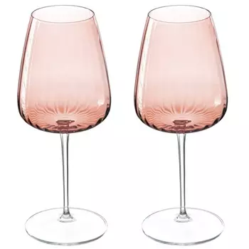 Набор бокалов для шампанского 550 мл Le Stelle Opium Colour marrone 2 шт