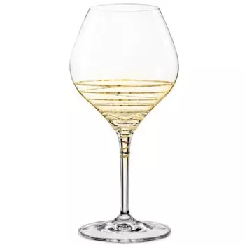 Набор бокалов для вина 450 мл Bohemia Crystal Аморосо 2 шт