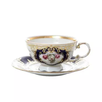 Набор чайных пар 200 мл Leander Соната Мелкие цветы 6 пар