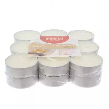 Набор чайных свечей Bolsius Ваниль 18 шт