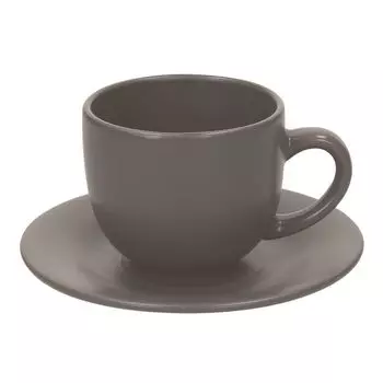 Набор чашек чайных 250 мл Rustical Antracite Matt 6 шт