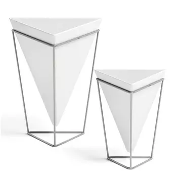 Набор декора настольного Umbra Trigg белый-никель