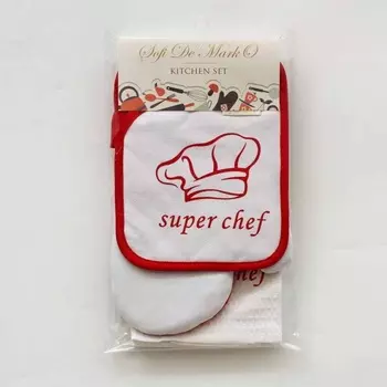 Набор для кухни Sofi de Marko Chef 3 предмета красный
