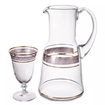 Набор для напитков 7 предметов Crystalex Bohemia Клаудия Панто V-D