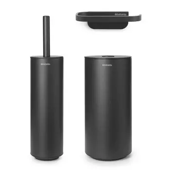 Набор для туалетной комнаты Brabantia MindSet графитовый