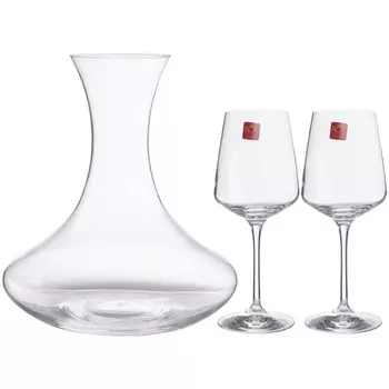 Набор для вина RCR Aria декантер + бокалы 2 шт
