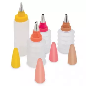 Набор дозаторов с насадками для украшения выпечки Iris