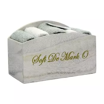 Набор махровых салфеток 30 х 30 см Sofi de Marko Ноэлия Бирюзовый 6 шт