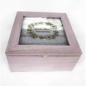 Набор махровых салфеток 30 х 30 см Sofi de Marko Тина 6 шт фиолетовый