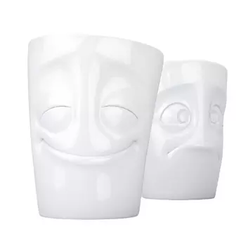 Набор из 2 кружек 350 мл Tassen Cheery &amp; Baffled белый