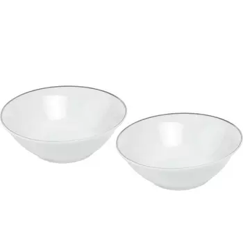 Набор салатников 13,8 см Tognana Metropolis Fascetta 2 шт белый