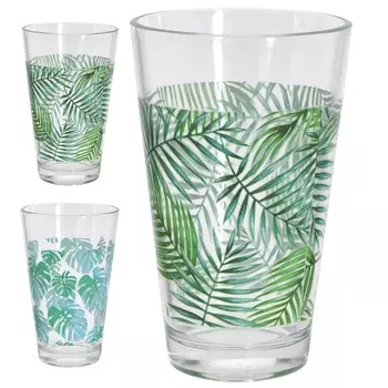 Набор из 3 стаканов Excellent Houseware Листья в ассортименте